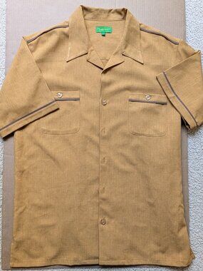 Giorgio Inserti Collezione Italian Short Sleeve Shirt and Pants Set, Size L